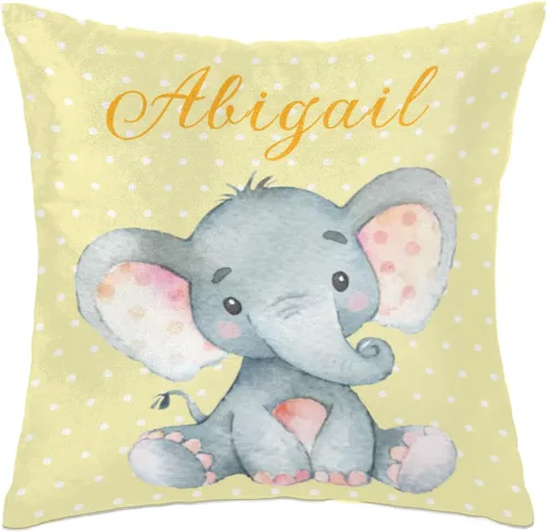 Vista 25 de Funda de almohada personalizada con nombre de bebé para bebé, niño y niña, almohada personalizada con nombre, almohada personalizada para sofá