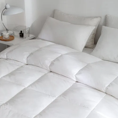 Vista 9 de BedTreat Edredones tamaño King, edredón de plumón para todas las estaciones, relleno de edredón de 700 GSM, funda de 100 % algodón, ultra suave