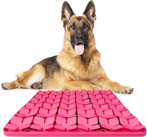 Vista 12 de Alfombrilla Olfateadora para Perros, Alfombrilla Interactiva de Silicona para Perros que No Lastima la Nariz del Perro para Entrenamiento de Olfato
