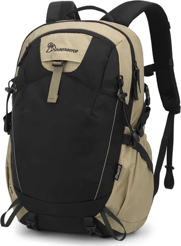Vista 9 de MOUNTAINTOP 30L Hiking Backpack,Men Women Camping Backpack,Lightweight Trekking Travel Backpacks for Climbing Skiing Cycling