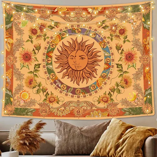 Vista 27 de Accnicc - Tapices Boho de Sol y Luna10127AXS