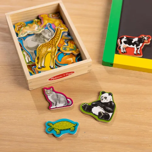 Vista 9 de 20 imanes de madera Melissa & Doug, Multicolor