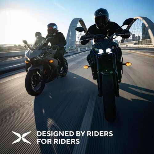 Vista 8 de EXOCOM LINK-1C Sistema de Comunicación y Comunicación de Casco de Motocicleta - Altavoces HD delgados de 40mm con intercomunicador Bluetooth +