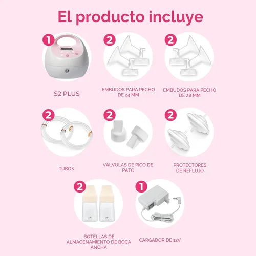 Vista 2 de Spectra Baby USA: Sacaleche eléctrico doble/simple de uso hospitalario S2.