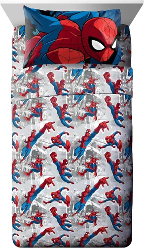 Vista 30 de Jay Franco Juego de sábanas para niños con sábanas bajeras, planas y funda de almohada, ropa de cama ultrasuave con funda de almohada