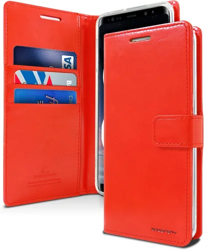 Vista 33 de GOOSPERY Blue Moon Wallet para Samsung Galaxy Note 8 Case (2017) Funda de cuero con tapa (Negro)
