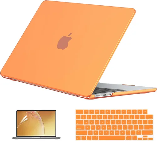 Vista 16 de EooCoo Funda compatible con MacBook Air de 13 pulgadas M5 2026-2022 Release M4 M3 M2 A3449 A3240 A3113 A2681, carcasa rígida con purpurina