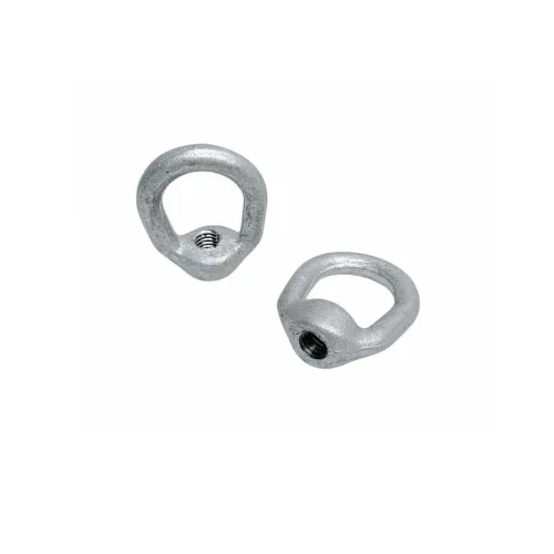 2 PC Bail 3/8 "x 1/2" rosca ojo tuerca caliente galvanizado gota forjado acero al carbono 2,250 libras WLL