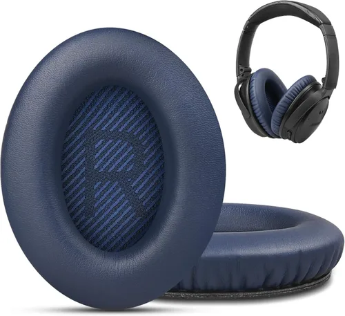 Vista 13 de Almohadillas de repuesto premium para auriculares Bose QC35 y QC35ii fabricadas por GEVO – Cómoda espuma viscoelástica adaptable y extra duradera