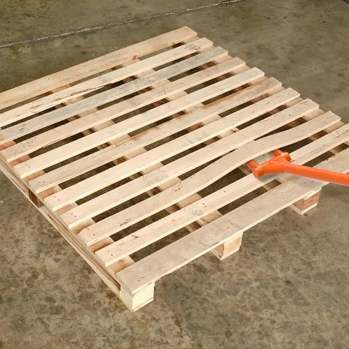 Vista 6 de Dolibest Barra de demostración de 28 pulgadas, barra de demo de 2 dientes, resistente con asa, barra de palanca de demolición con mango de acero