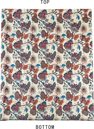 Vista 5 de Chezmoi Collection Azura Juego de Edredón Floral de 2 Piezas Tamaño Individual - Juego de Ropa de Cama de Microfibra Estampada Ligera Multicolor