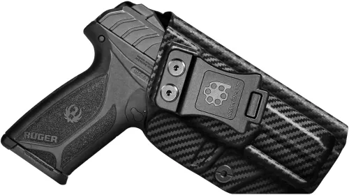 Vista 14 de Amberide IWB Kydex Holster for Ruger Security-9, Concealed Carry, No Optic/No Laser, Adjustable Cant, Posi-Click Retention, Made in USA