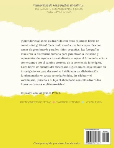 Vista 2 de Aprendamos el abecedario Manual de guía con actividades para aprender las letras +3 años Introducción a libros decodificables Estrategias didácticas