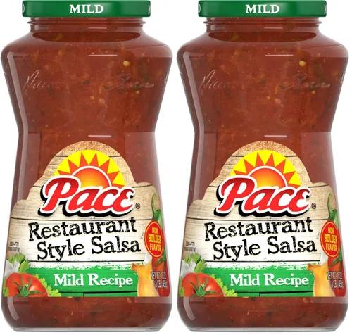 Vista 32 de Pace Salsa mediana gruesa con bajo contenido de sodio, tarro de 16 onzas