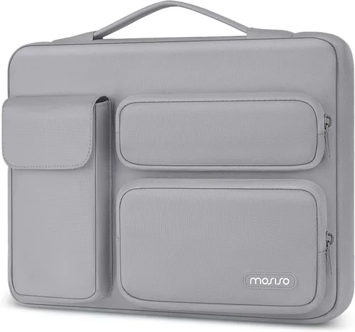 Vista 20 de MOSISO 360 Protective Laptop Case 13 inch, Laptop Sleeve Compatible with MacBook Air 13 inch M5 M4 M3 M2 M1 2026-2018 / Neo/Pro 13 M2 M1, Side Open