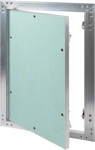 Vista 39 de Panel de acceso de aluminio para paneles de yeso de 6 x 6 pulgadas, puerta del eje de servicio, plomería, electricidad, calefacción, escotilla