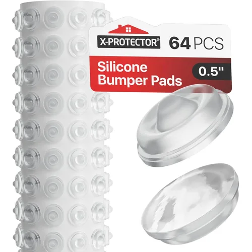 Vista 9 de X-Protector Topes para Superficie de Mesa de Vidrio - 20 PIEZAS 1.2" - Almohadillas Antideslizantes para Superficie de Mesa de Vidrio No Adhesivas