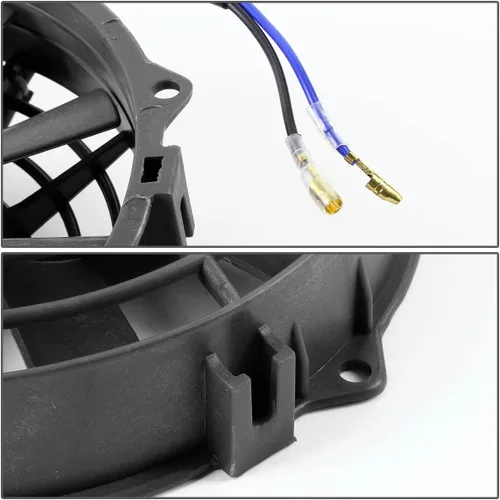 Vista 5 de Kit de ensamblado de ventilador eléctrico Dynasty de refrigeración de alto rendimiento para automóvil Negro