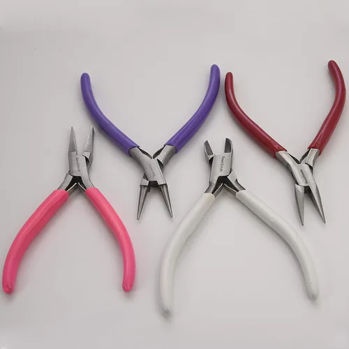 Vista 4 de Beadsmith COLOUR-ID - Juego de alicates con estuche de almacenamiento de cuero sintético