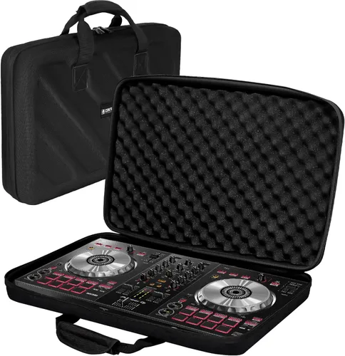 Vista 9 de Estuche Rígido Compatible con Controlador DJ Pioneer DDJ-SR/SR2/REV1/Denon MC4000/Numark NVII/Mixtrack Pro3/Hercules Inpulse 500/NV Platinum Bolsa