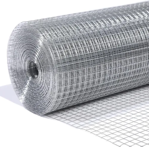 24"x50' 1/2inch Hardware Cloth 19 Gauge Hot Dip Galvanizado Después de Soldar Cerca de Alambre de Pollo Rollo de Malla de Alambre Galvanizado Rollo