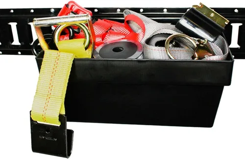 Vista 6 de DC Cargo Mall Gran contenedor de almacenamiento E Track – Organizador de canasta E Track resistente – Accesorios E Track compactos para remolques