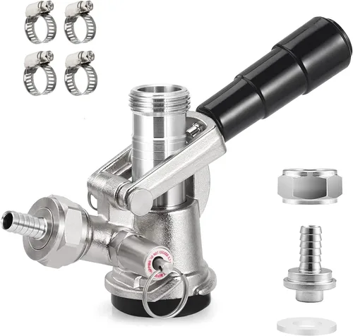 Sankey Keg Tap D System ID 5/16 '' línea de cerveza de barril (sonda de acero inoxidable 304) tuercas G5/8 Acoplador comercial Sankey Kegerator D
