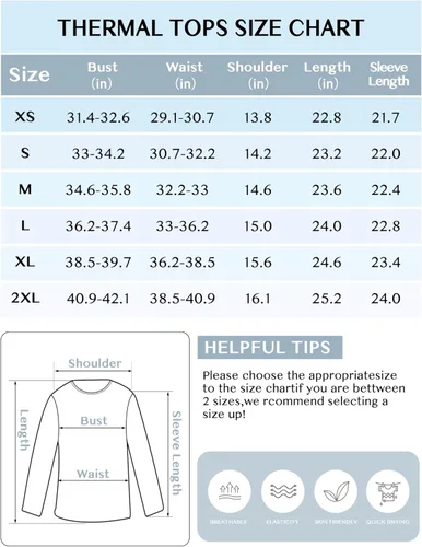 Vista 6 de Ropa interior térmica de manga larga para mujer, camiseta ligera de compresión para mujer, ropa de invierno