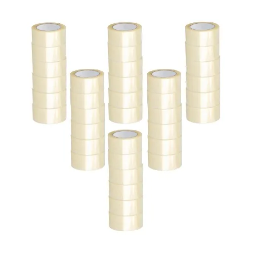 Acrílico transparente embalaje cinta 2" X 110 yards Caja de cartón de sellado cintas de embalaje 2,3 mil 36 rollos) (1 Caso)
