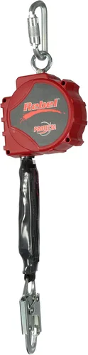 Vista 11 de 3M Protecta 3100403 Lifeline Rebel 3100403 - Malla de 6 pies (59.1 ft), gancho a presión de acero y mosquetón, negro/rojo
