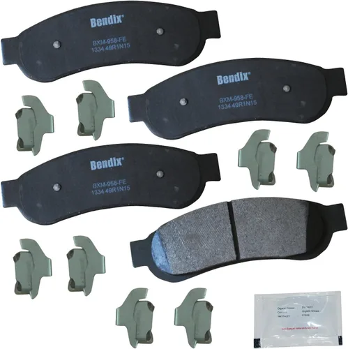 Vista 128 de Bendix Priority1 CFC154 - Juego de pastillas de freno de disco para Avanti II, Century, LeSabre, Regal, Riviera, chasis comercial, DeVille