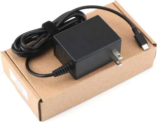 Vista 7 de Cargador para Nintendo SwitchSwitch LiteSwitch OLEDSteam Deck, adaptador de CA de 15 V2.6 A, cargador portátil de carga rápida con cable USB-C de 5