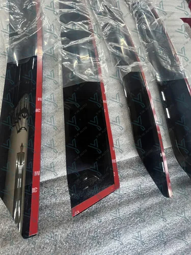 Vista 6 de Visera de ventana para Mazda CX-3 2016-On con protección contra el clima, protector contra la lluvia, deflector de ventilación