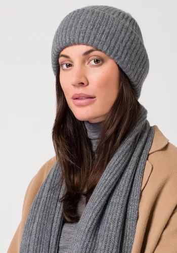 Vista 2 de Style Republic Gorro de punto grueso para mujer, 100% cachemira, suave y elástico, cálido para invierno