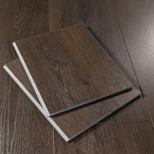 Vista 14 de Muestra cortada de 12" de piso de tablones de vinilo de lujo Instalación de clic para bricolaje, capa de desgaste de 40 Mil, LVP impermeable