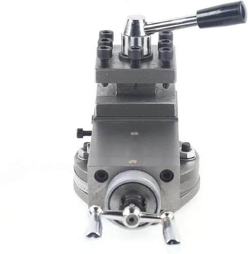 Vista 2 de Mini Torno de Metal Herramientas Asamblea AT300 Mini Torno Rápido Metal Cambio Herramienta Poste & Titulares Torno Asamblea de Torno Metalworking