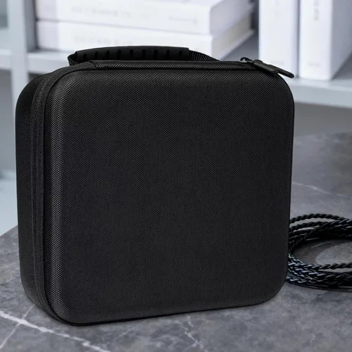 Vista 6 de Portable Carrying Case Small Electronic Accessories Storage Bag Organizer Storage Case for Phone Earbuds Mobile HDD