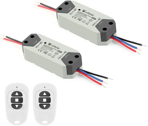 Vista 12 de eMylo Controlador de motor de interruptor RF inalámbrico Smart Switch Módulo de relé Interruptor de control remoto con receptor RF DC 12V 433Mhz