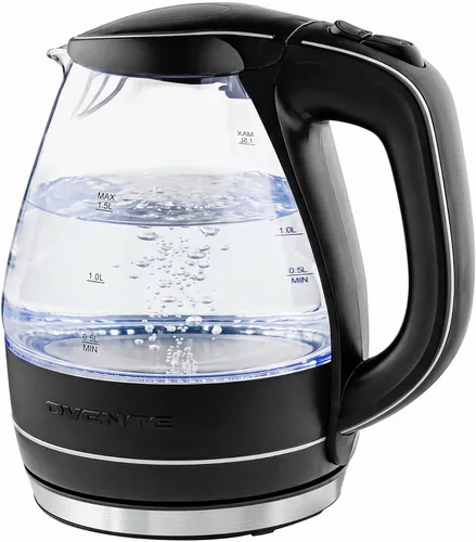 Vista 11 de OVENTE caldera de agua eléctrica de cristal de la caldera de 1.5L Rosa