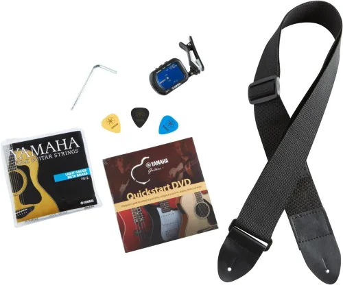 Vista 8 de Yamaha F325A guitarra acústica o eléctrica, Resplandor solar del tabaco