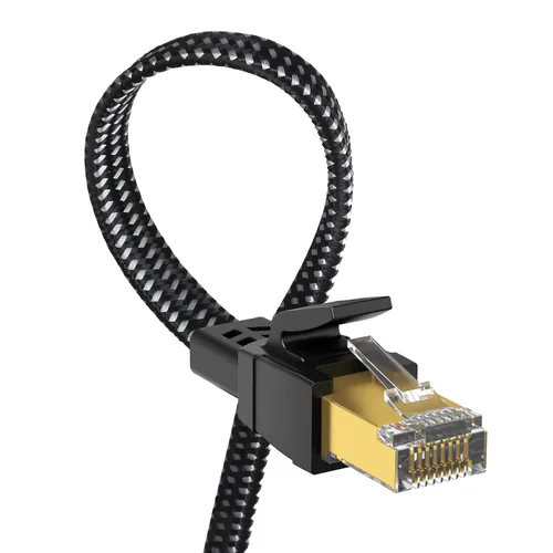 Cable Ethernet Cat 8 Orbram, 15 pies, 1.5 pies, 3 pies, 6 pies, 10 pies, 20 pies, 30 pies, 50 pies, 60 pies, 100 pies, 200 pies, cable de red LAN de