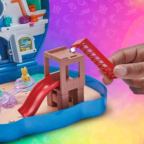 Vista 6 de My Little Pony Mini World Magic Compact Creation Critter Corner - Juguete, Set de Juego Construible con Pony Hitch Trailblazer para Niños de 5 Años