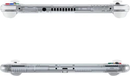 Vista 9 de eXtremeRate Transparent Clear DIY Replacement Shell for Nintendo Switch Lite, NSL Handheld Controller Housing w/Screen Protector, Custom Case Cover