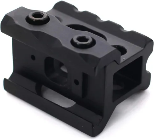 Vista 6 de DEVMO 2 PCS Super Slim Picatinny Riser Mount 1" Alto 3 ranuras MT Picatinny Rails para puntos rojos