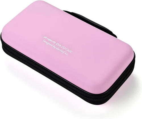 Vista 15 de Funda para DVD, estuche de CD EVA, organizador de almacenamiento, portátil, protector de DVD, soporte para billetera para coche