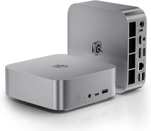 Vista 10 de Beelink Mini PC SER5 MAX, AMD Ryzen 7 7735HS (8C/16T, hasta 4.75 GHz), 24 GB LPDDR5 500 GB PCIe4.0 SSD, Wins 11 Pro Mini computadora soporta 4K