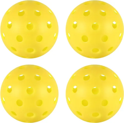 Vista 15 de 4/6/12/20/50/100 pcs Pickleball Balls,40 Hole Outdoor Pickleball Balls,8mm Precision Drilled-Spaced Pickle Ball Set-Profession Plastic Ball for