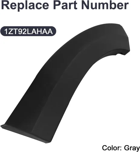 Vista 4 de Moldura de parachoques delantero, tapa de extremo de esquina, panel de moldura de guardabarros lateral compatible con RAM Promaster 1500 2500 3500