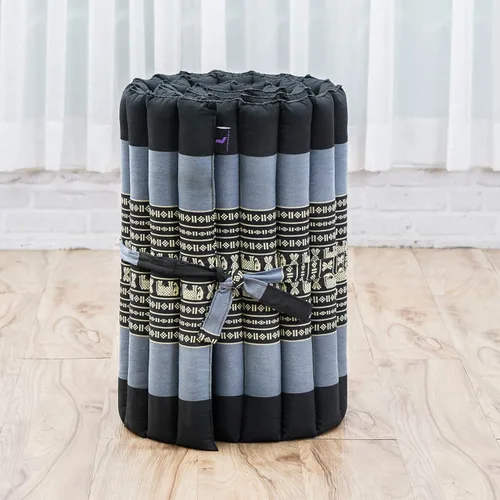 Vista 8 de Leewadee - Colchón de suelo plegable - Futón japonés enrollable -Alfombra de tatami triple pliegue - Cama de piso para invitados - Colchón