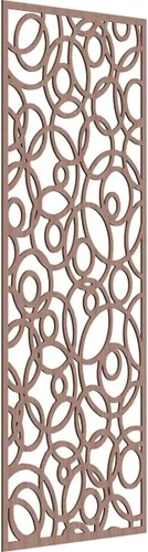 Vista 29 de 9 3/8 pulgadas de ancho x 24 3/8 pulgadas de alto x 1/4 pulgadas de alto, paneles de pared de madera con calado, roble rojo